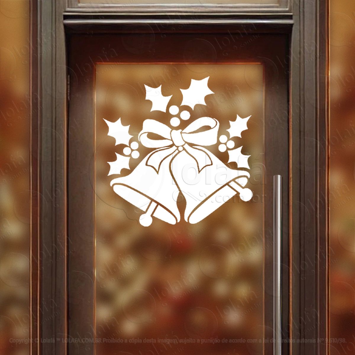 sinos de natal adesivos de natal mod:342