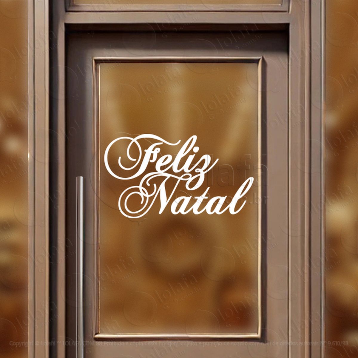 frase feliz natal adesivos de natal mod:429
