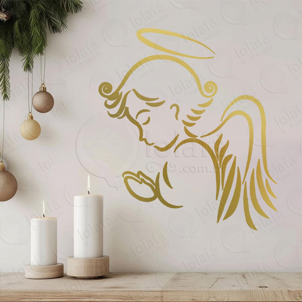 anjo adesivos de natal mod:631