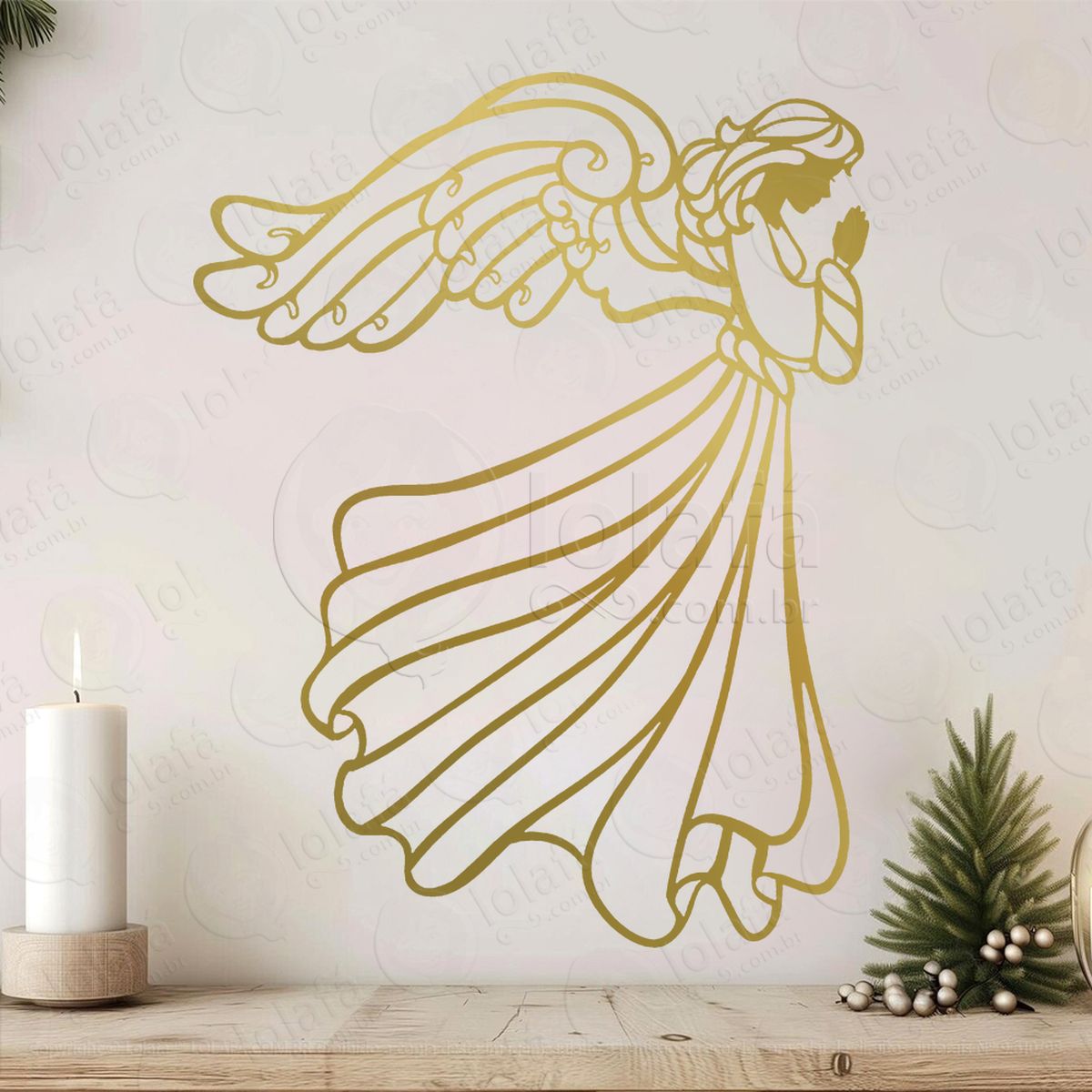 anjo adesivos de natal mod:635