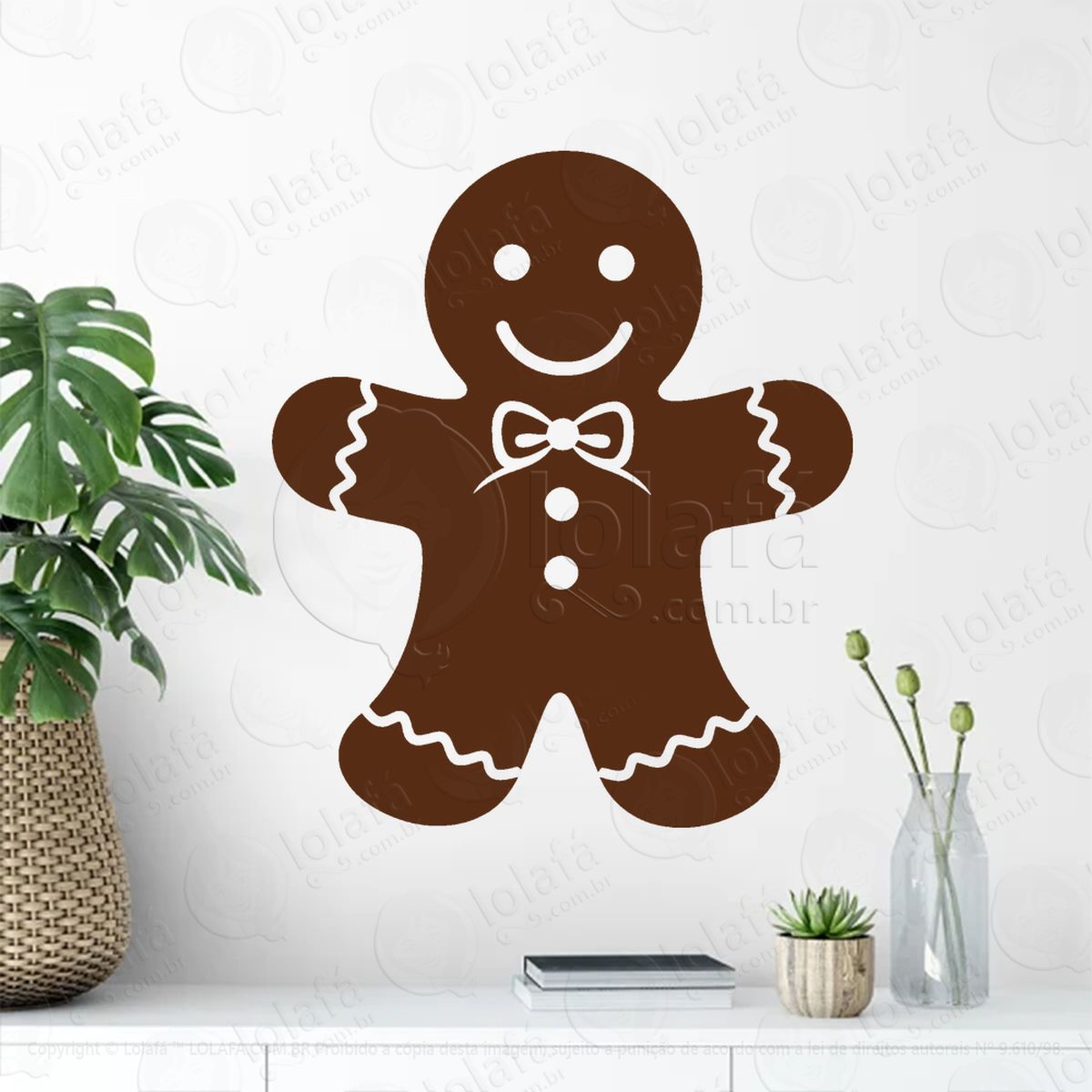 biscoito de gengibre adesivos de natal mod:650