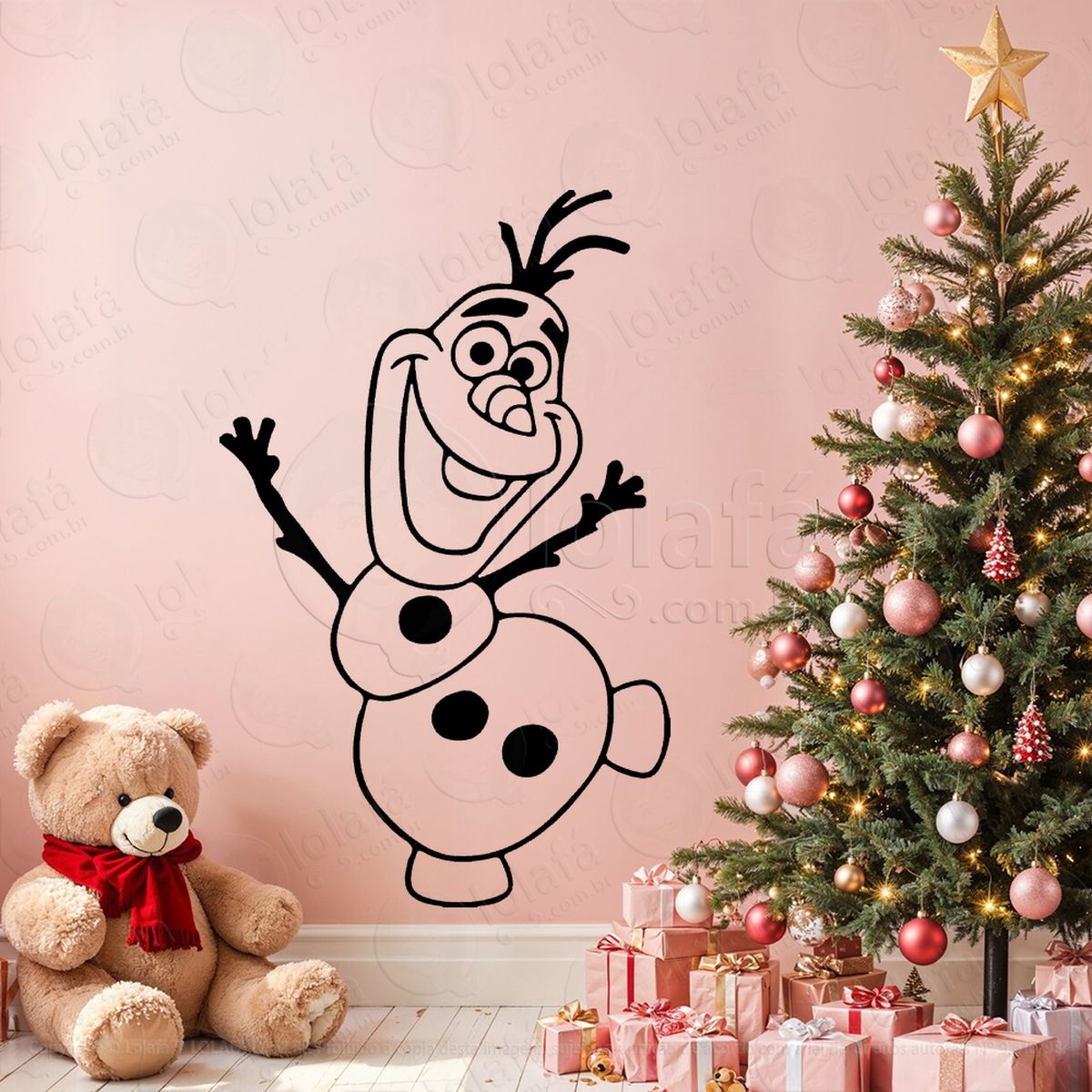 boneco de neve adesivos de natal mod:658