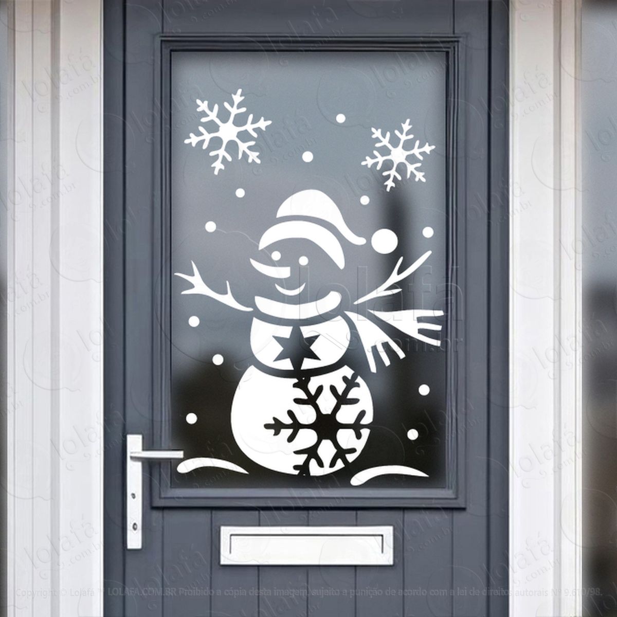 boneco de neve adesivos de natal mod:661
