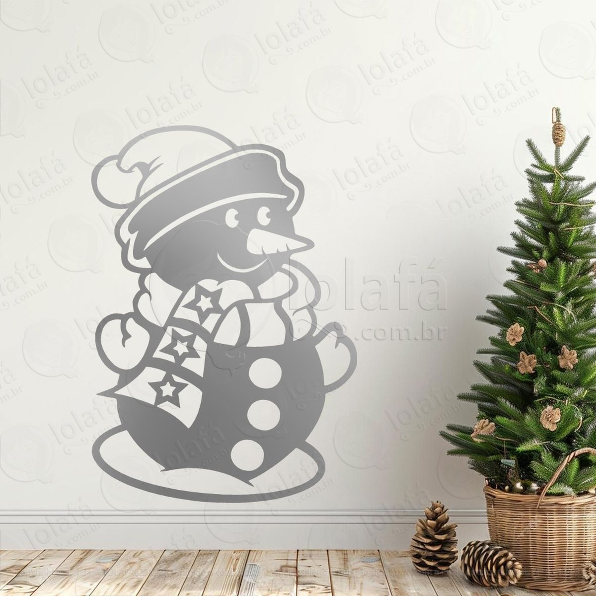 boneco de neve adesivos de natal mod:665