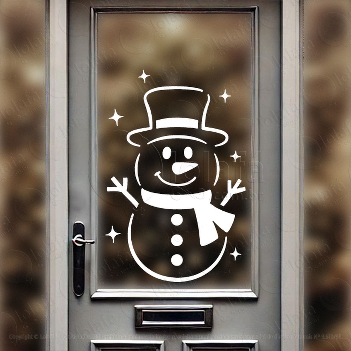 boneco de neve adesivos de natal mod:666