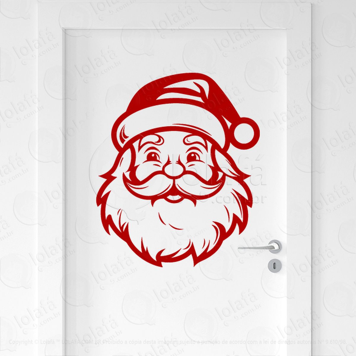 papai noel adesivos de natal mod:730
