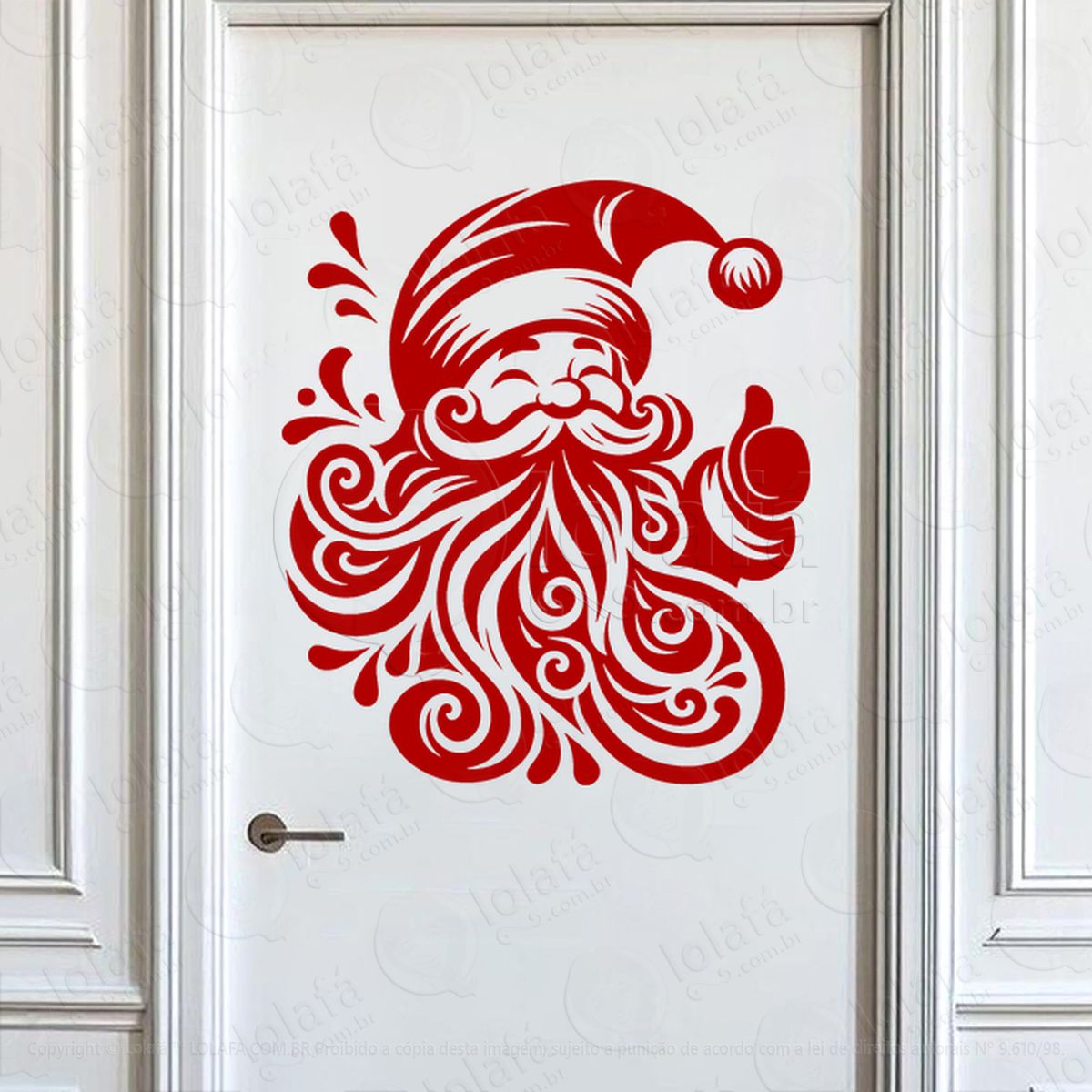 papai noel adesivos de natal mod:731
