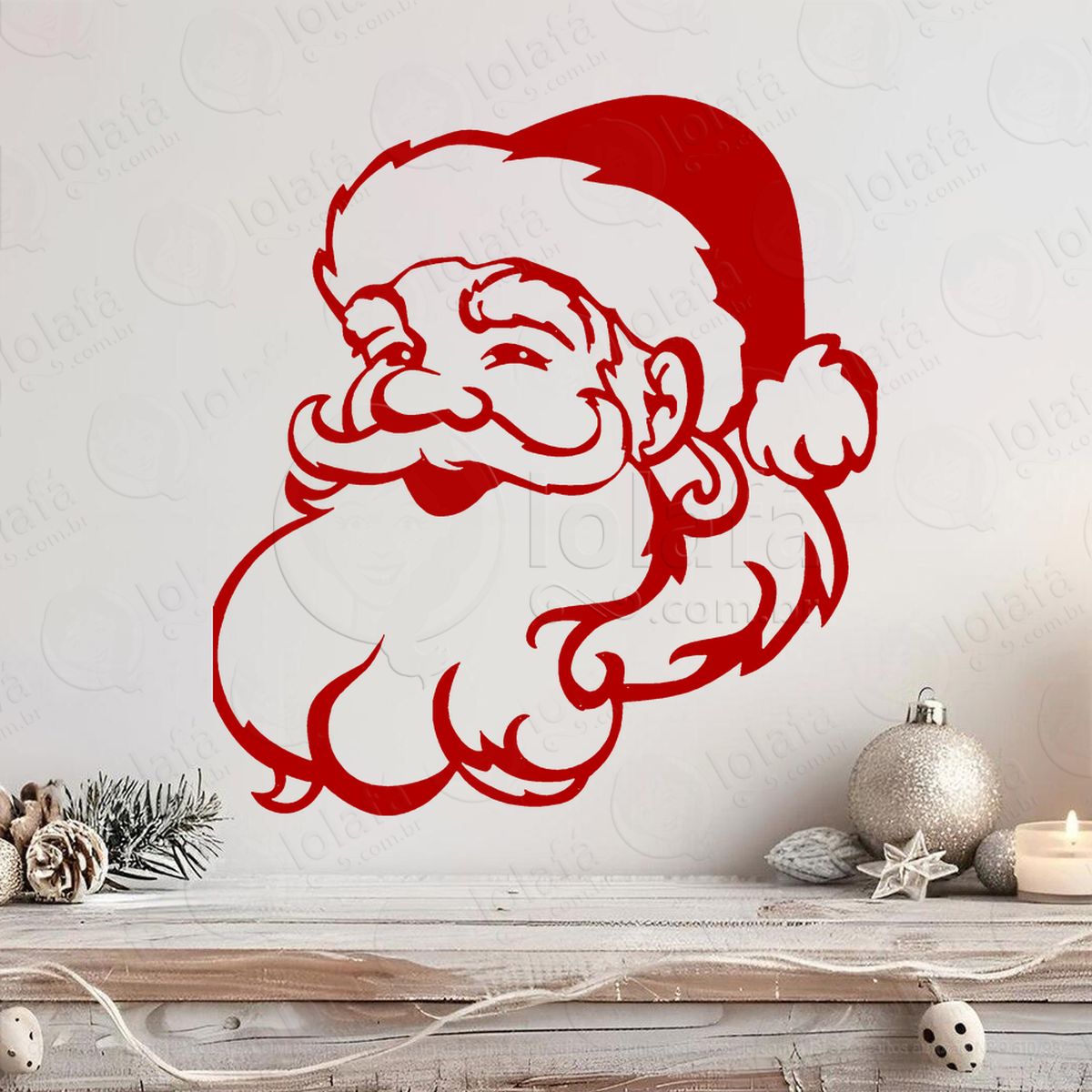 papai noel adesivos de natal mod:732