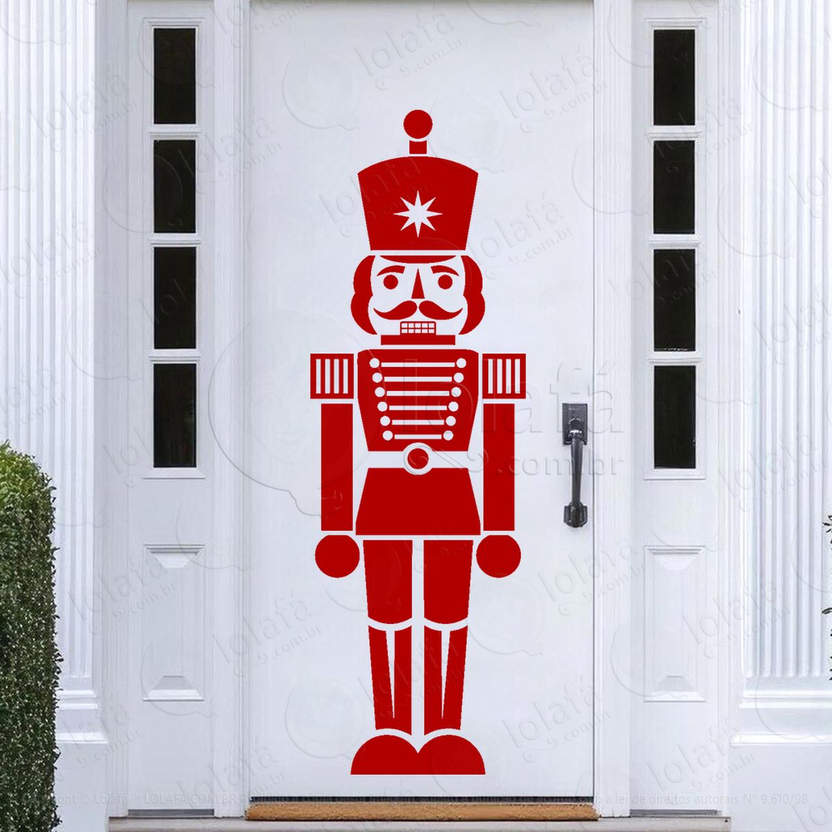 soldado quebra-nozes adesivos de natal mod:785