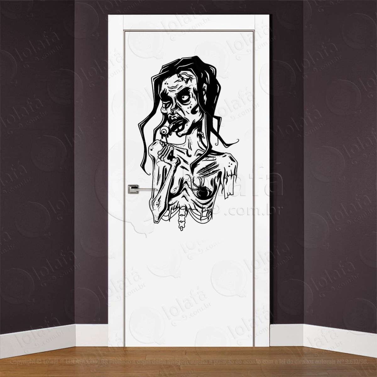 adesivo d zombie 000012 2