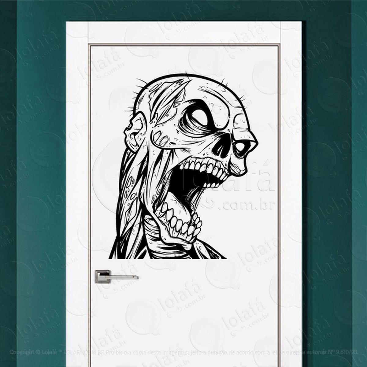 adesivos de zombies mod:20
