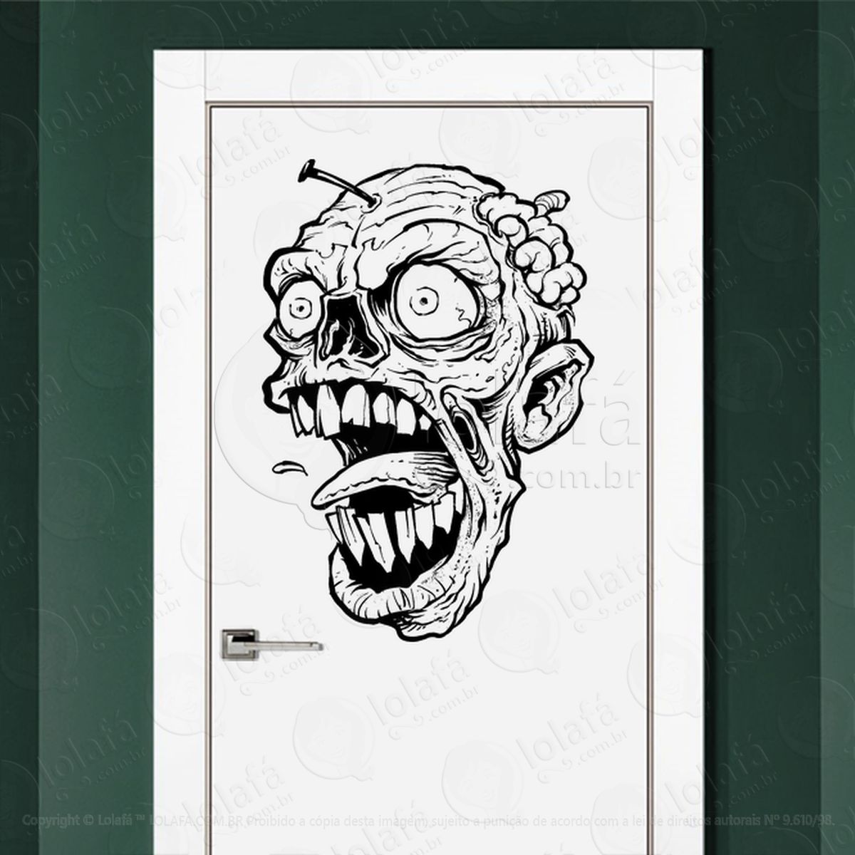 adesivos de zombies mod:47