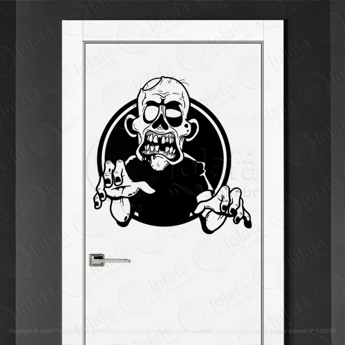 adesivos de zombies mod:48