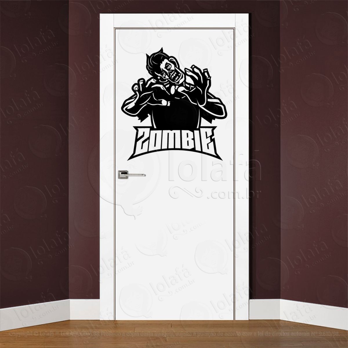 adesivo d zombie 000049 2