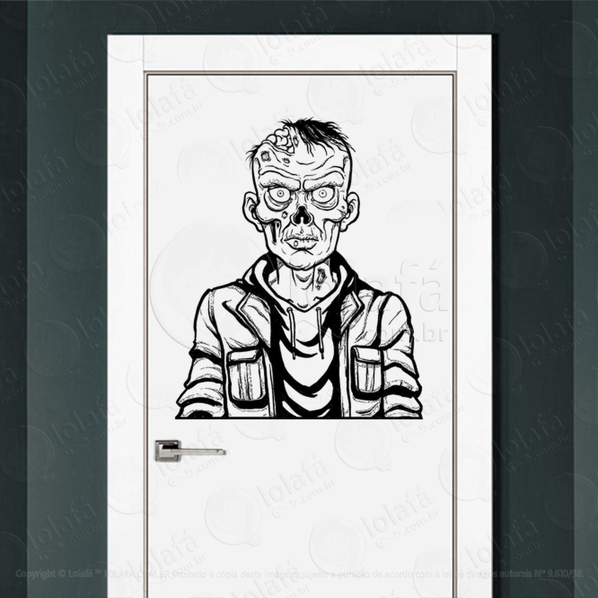 adesivos de zombies mod:55