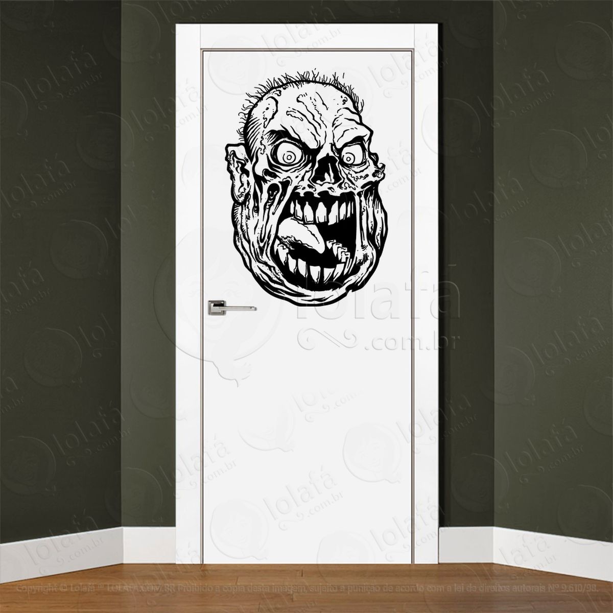 adesivo d zombie 000070 2