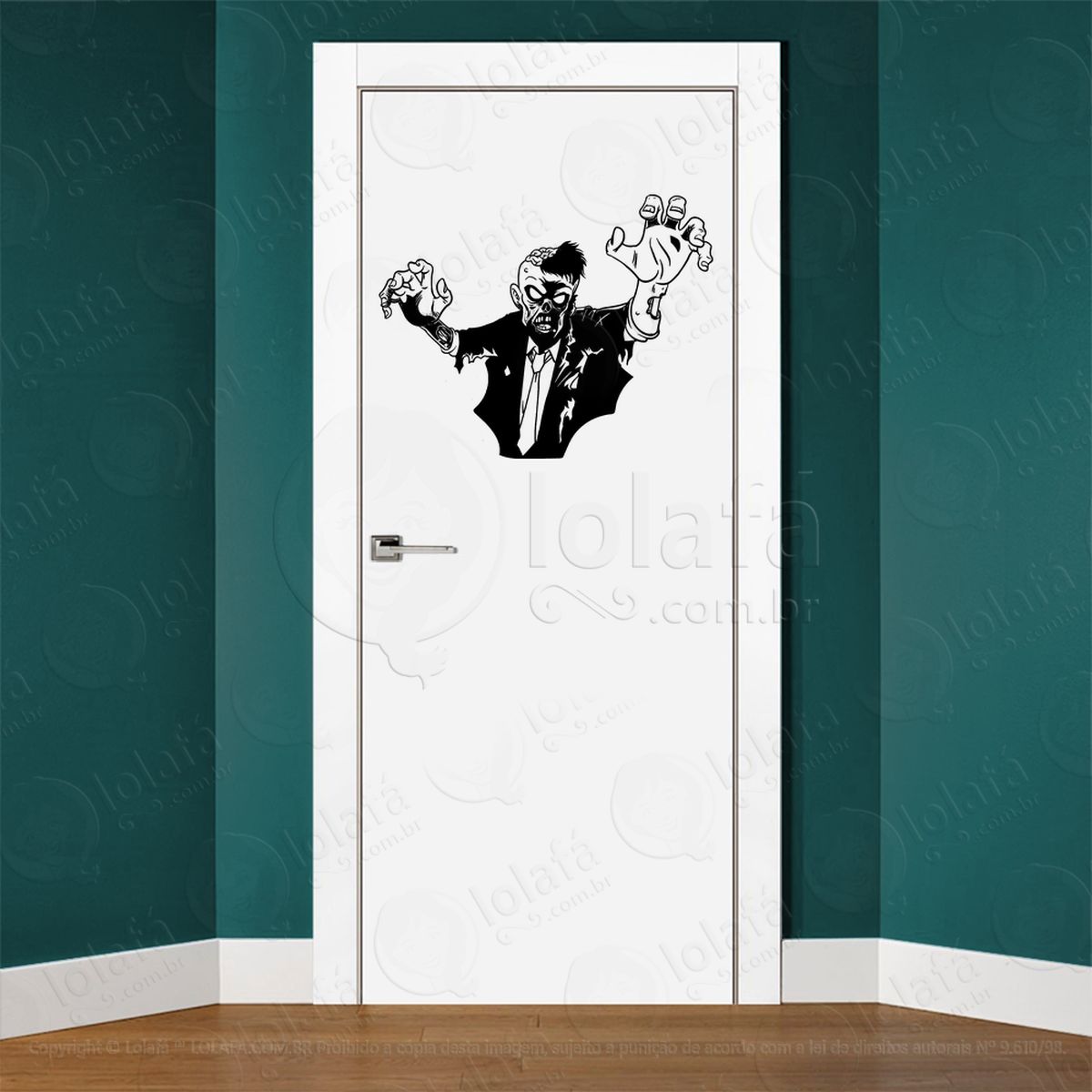 adesivo d zombie 000077 2