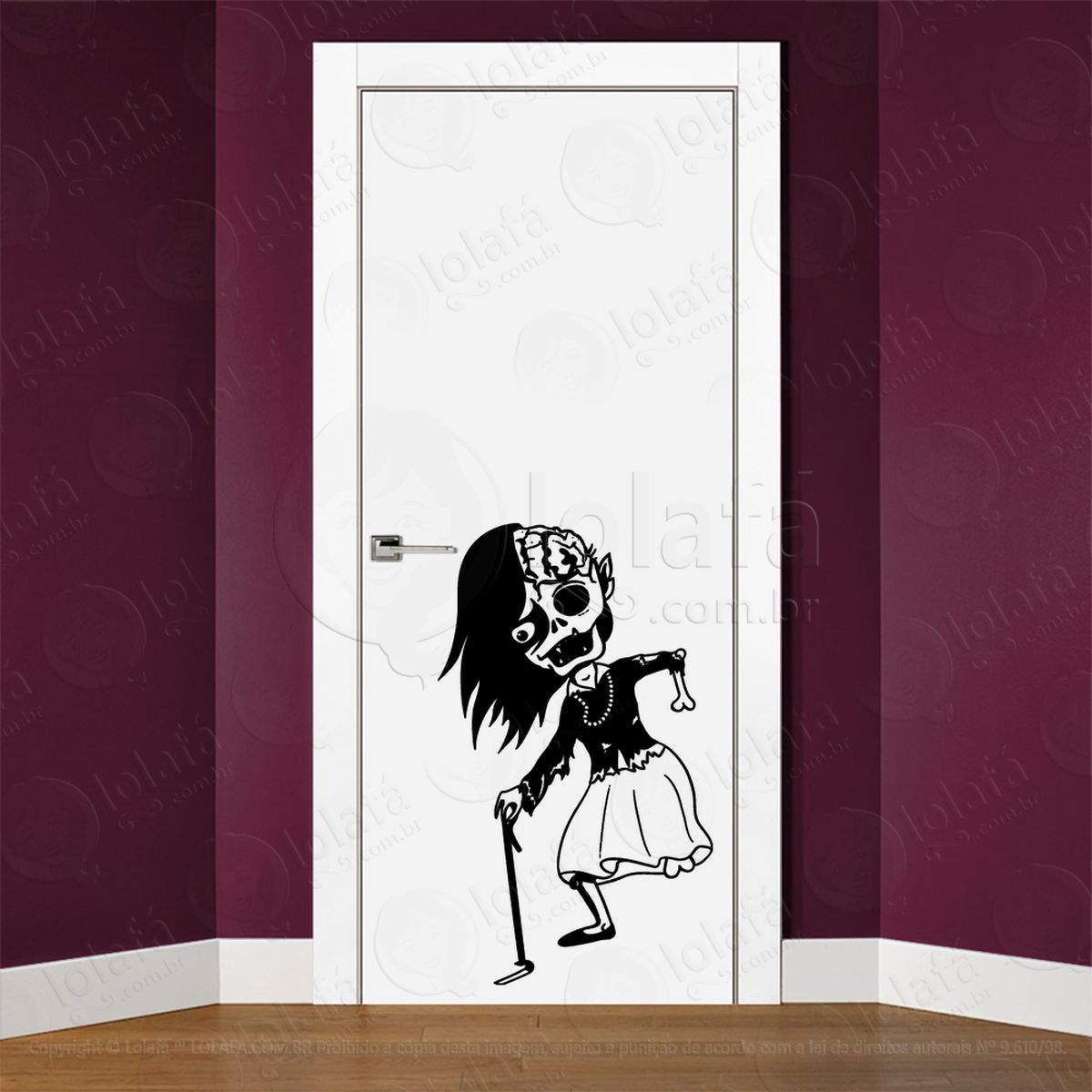 adesivo d zombie 000095 2