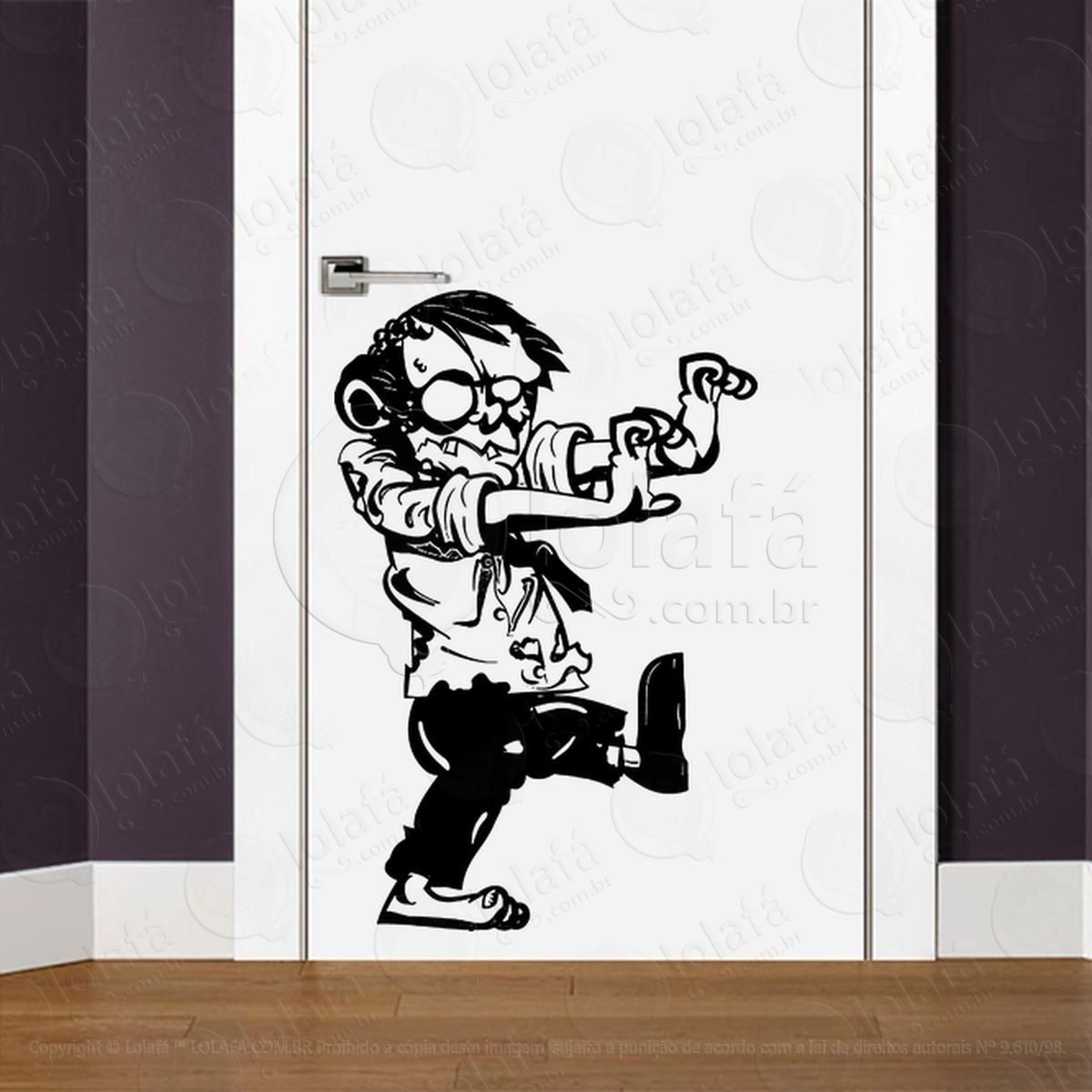 adesivos de zombies mod:98