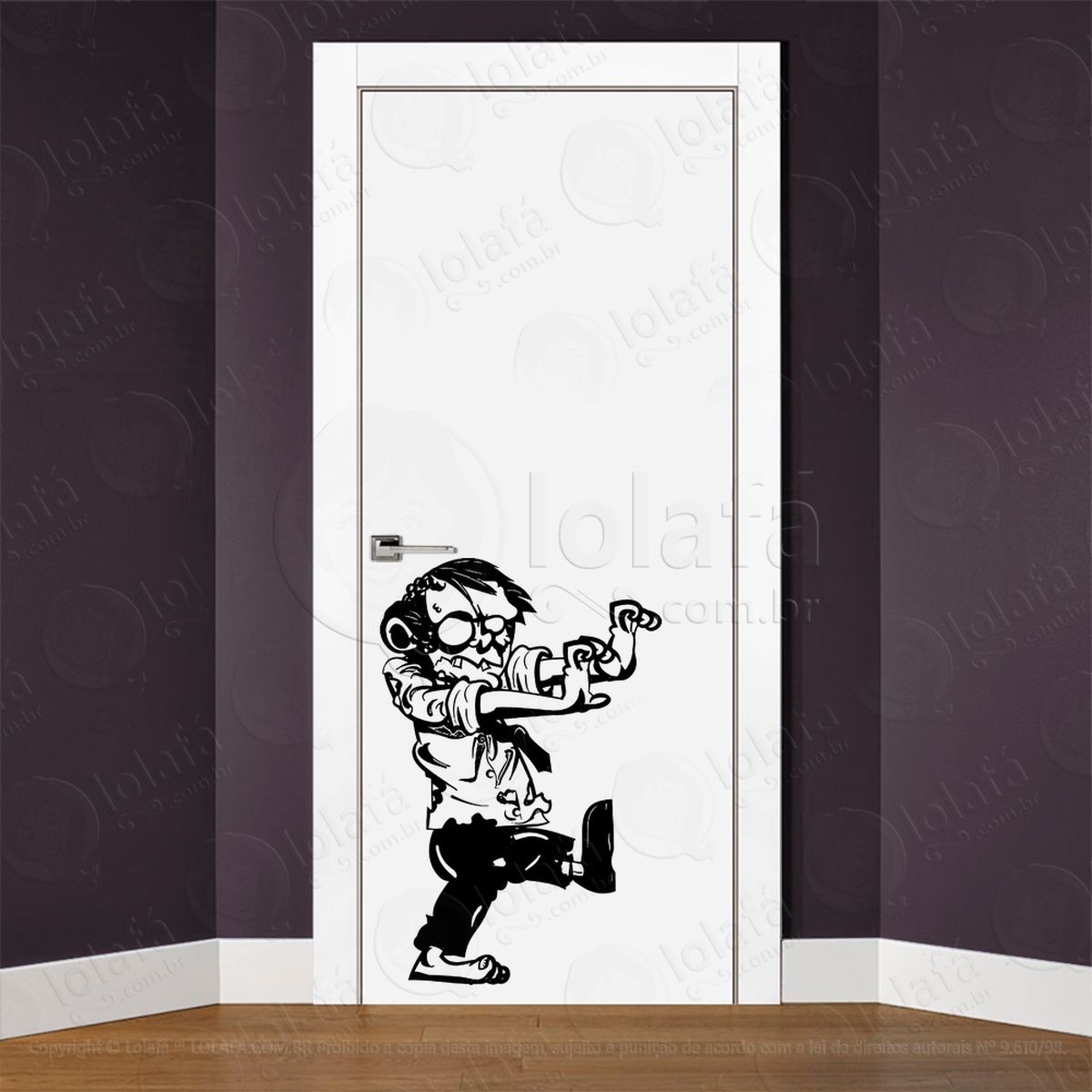 adesivo d zombie 000098 2