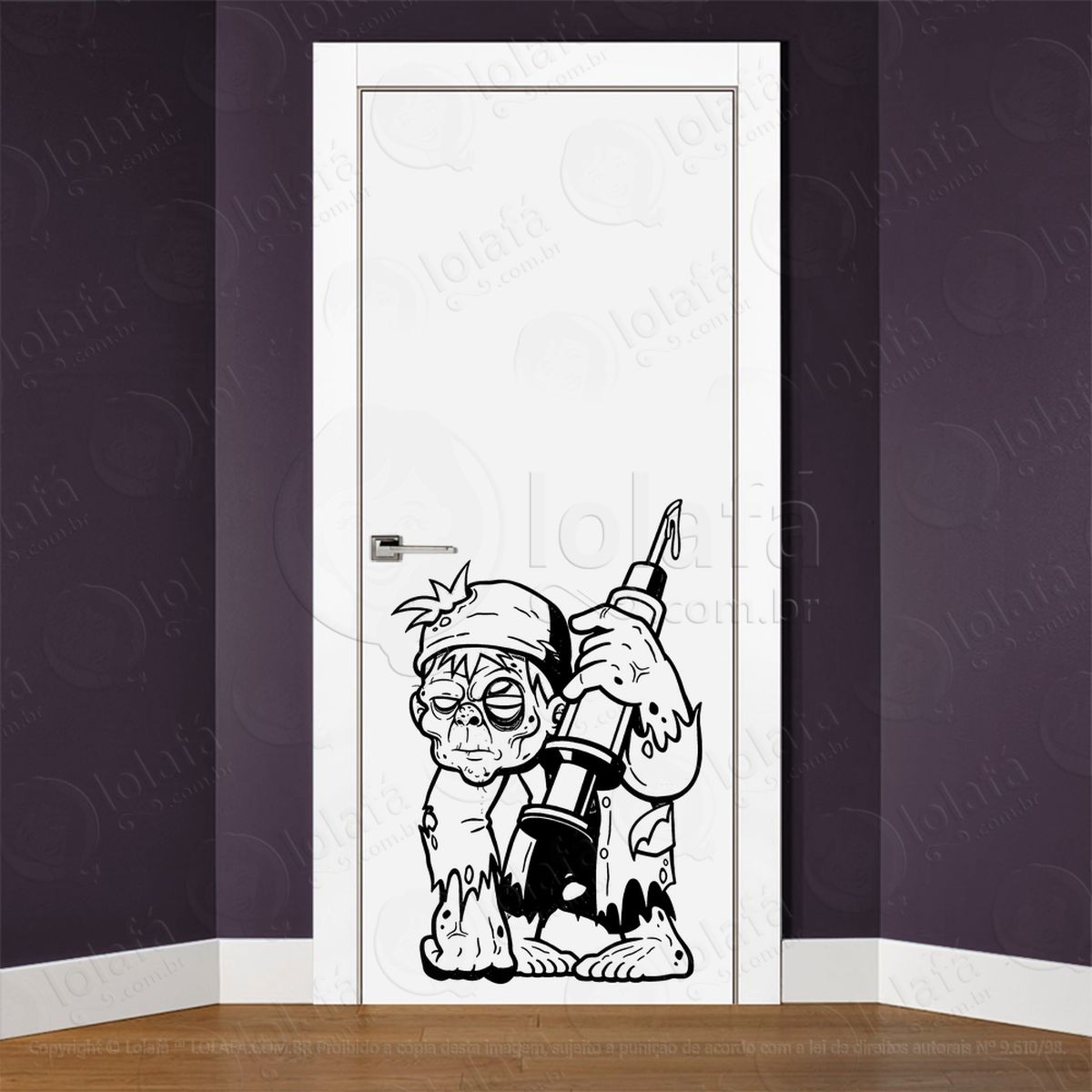 adesivo d zombie 000115 2