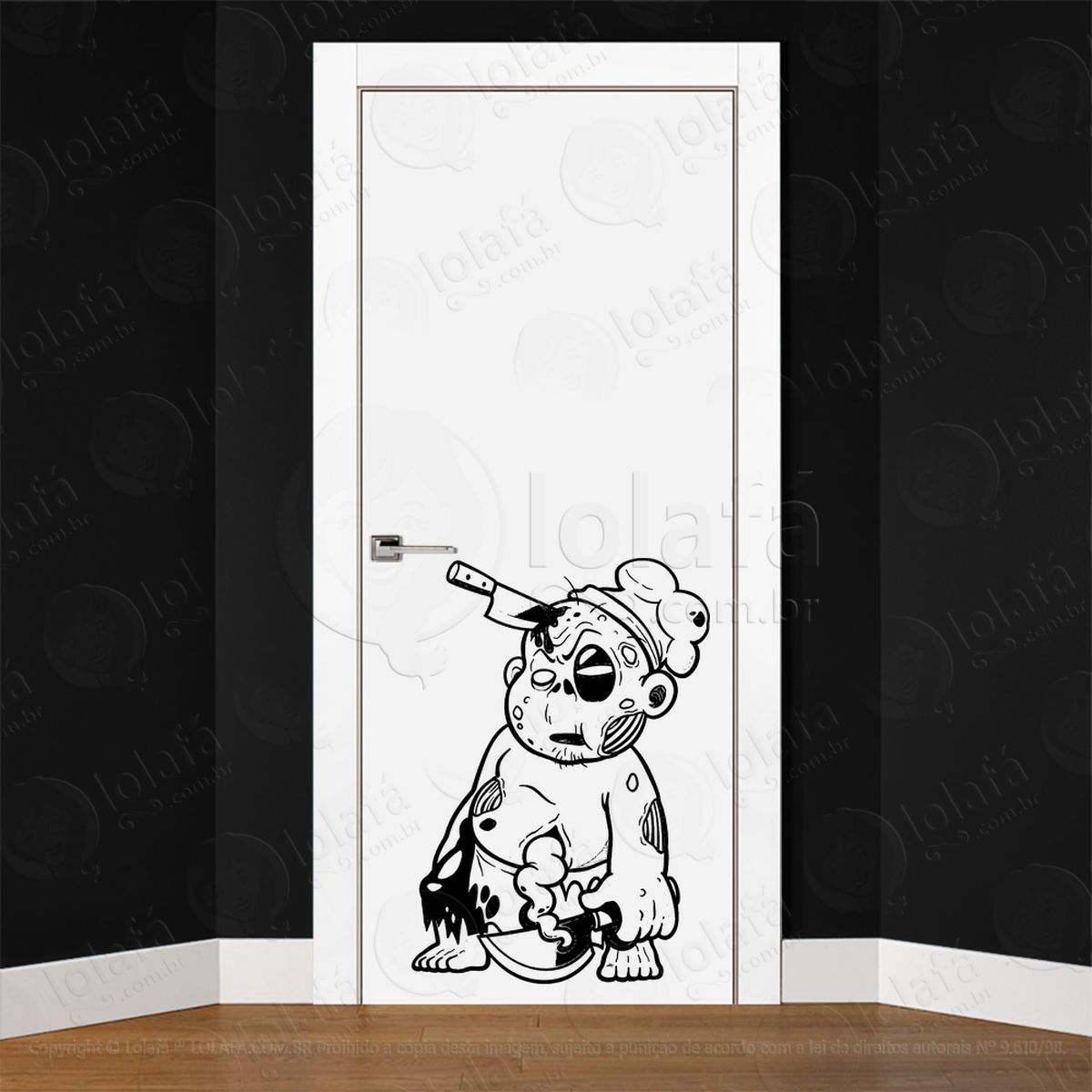 adesivo d zombie 000123 2