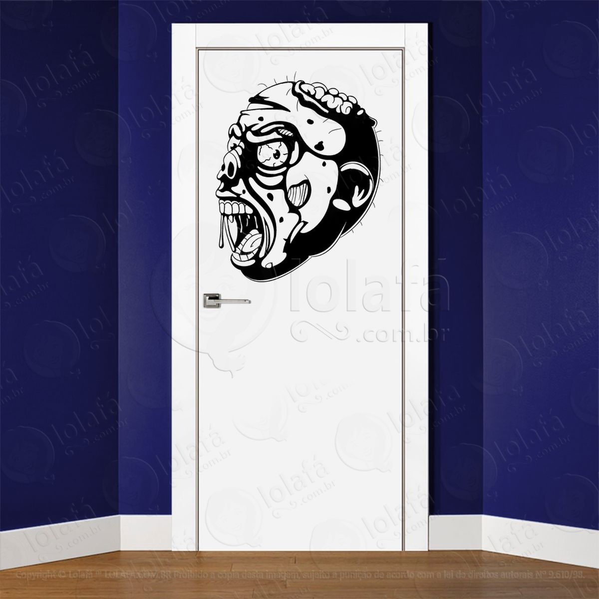 adesivo d zombie 000130 2