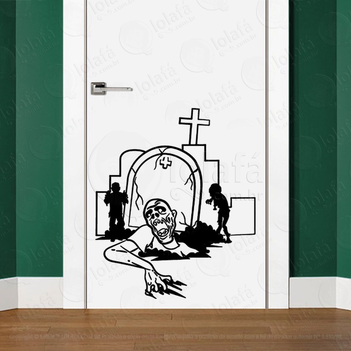 adesivos de zombies mod:140
