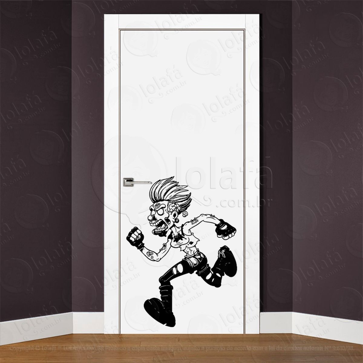 adesivo d zombie 000153 2