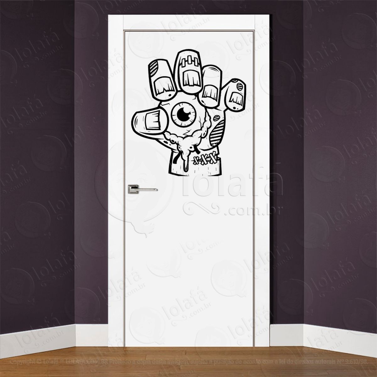 adesivo d zombie 000155 2