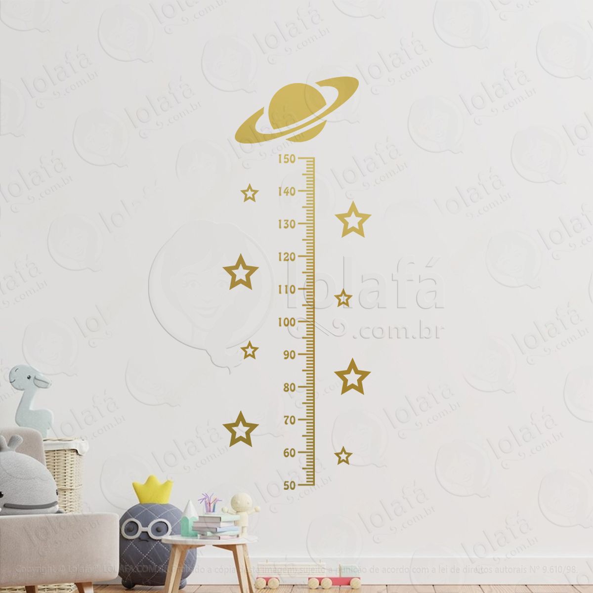 planeta e estrelas régua de crescimento mod:176