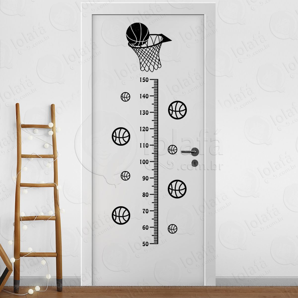 basquetebol e bolas de basquete régua de crescimento mod:185