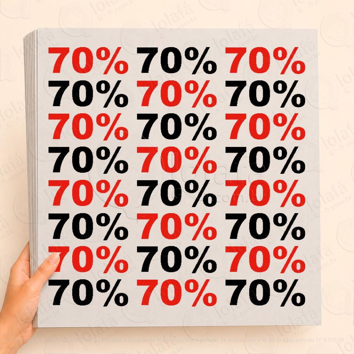cartela de 70% adesivos black friday mod:7