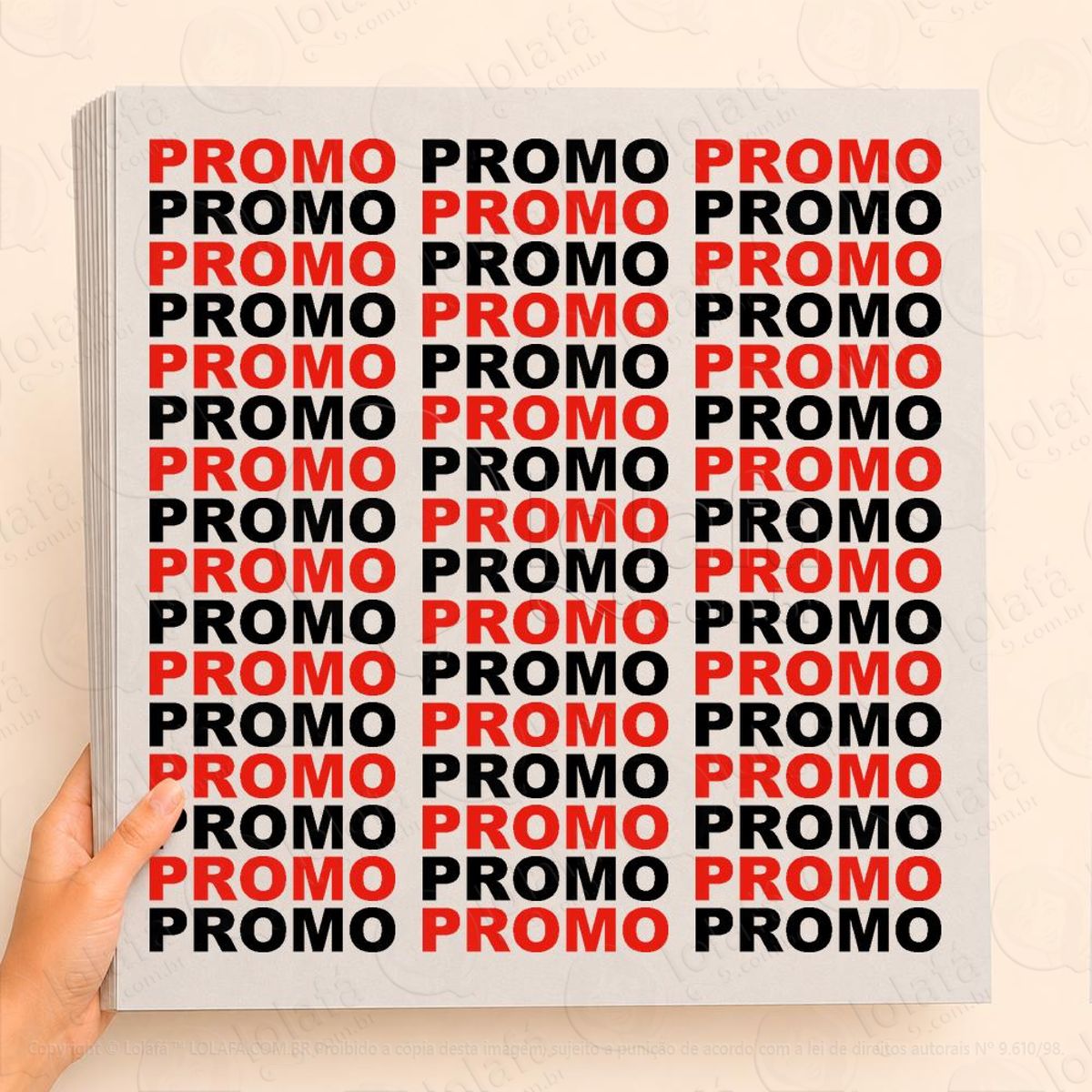 cartela de promo adesivos black friday mod:31