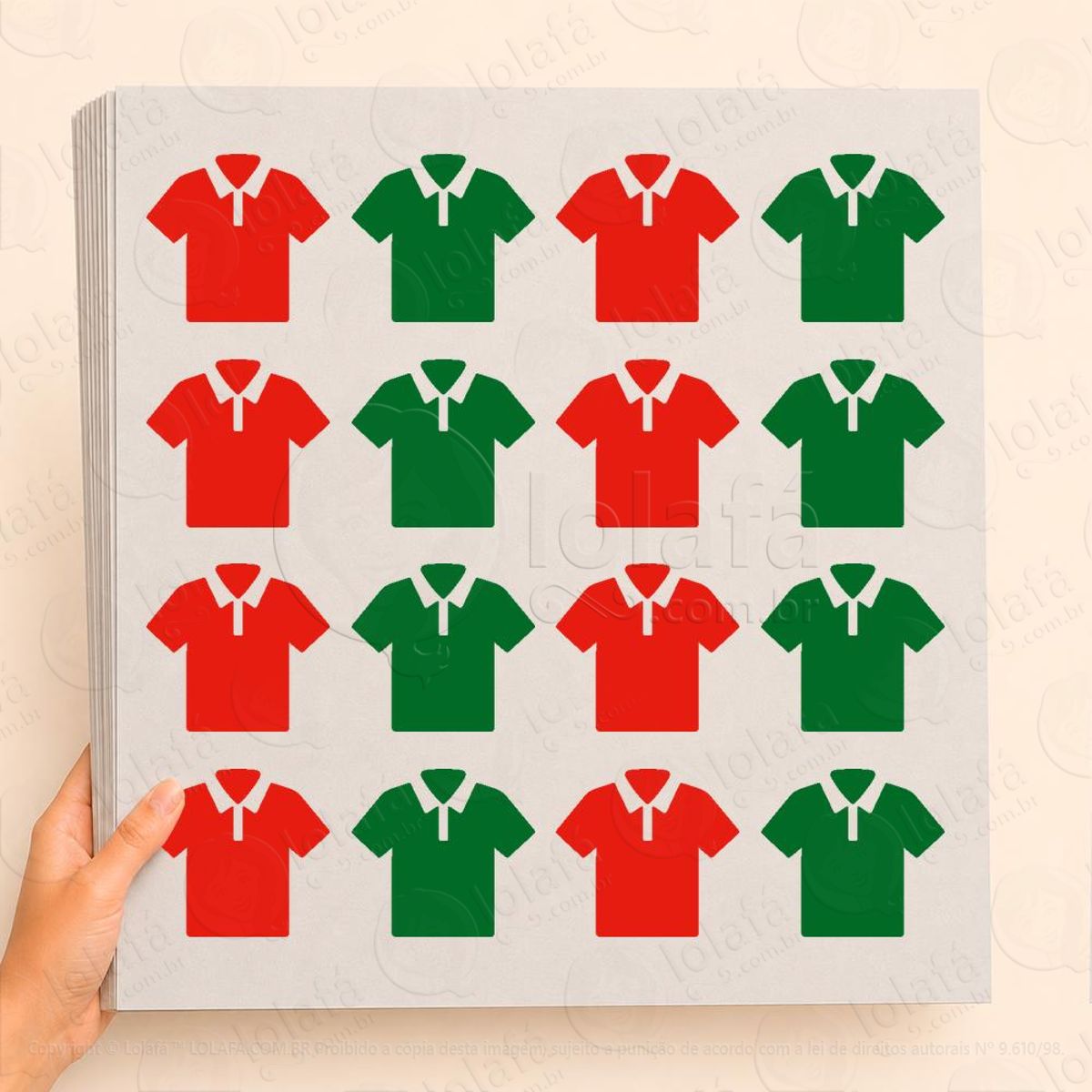 cartela de camisas sociais adesivos de natal mod:13