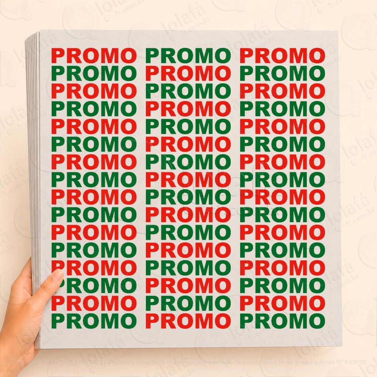 cartela de promo adesivos de natal mod:31