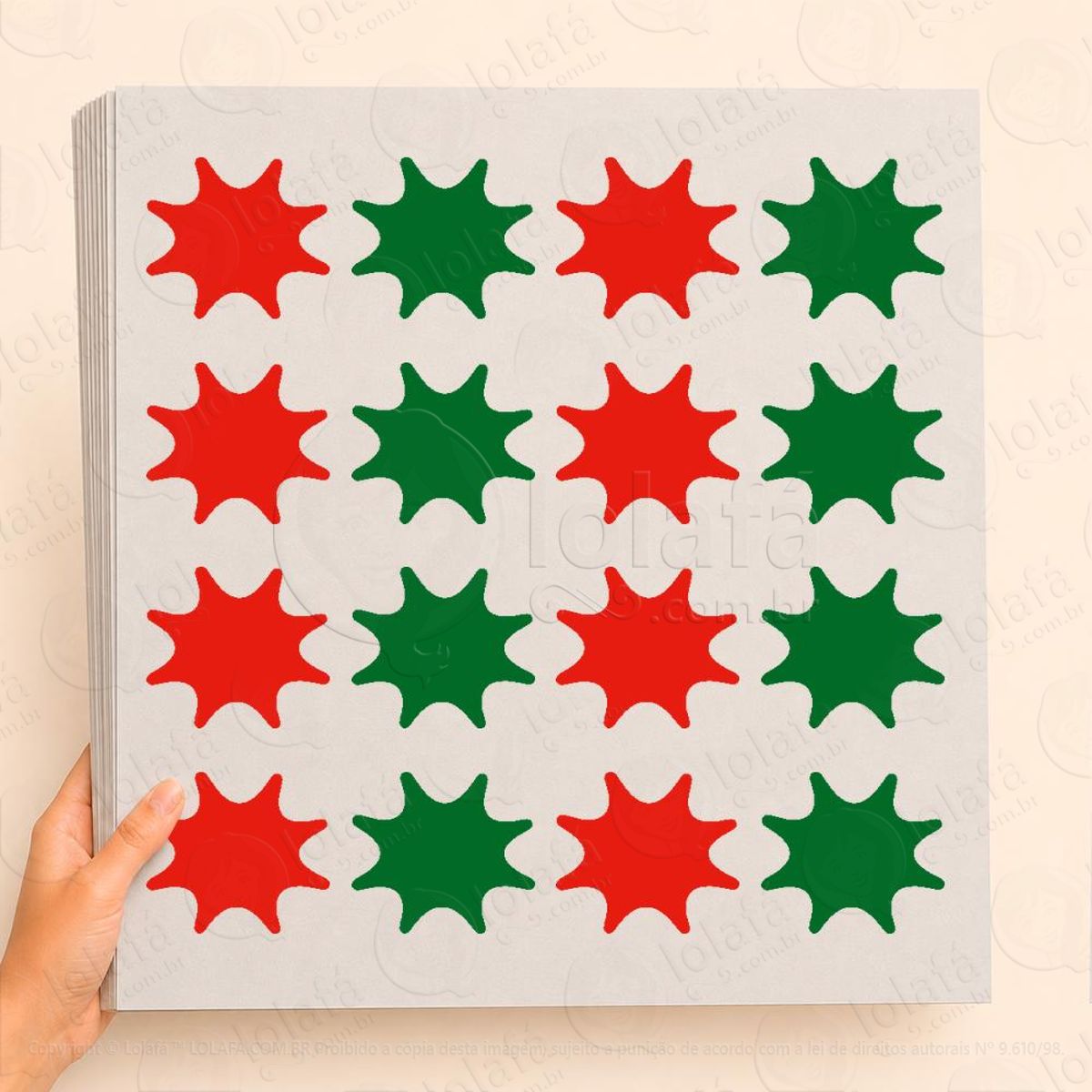 cartela de splashes promocionais adesivos de natal mod:35