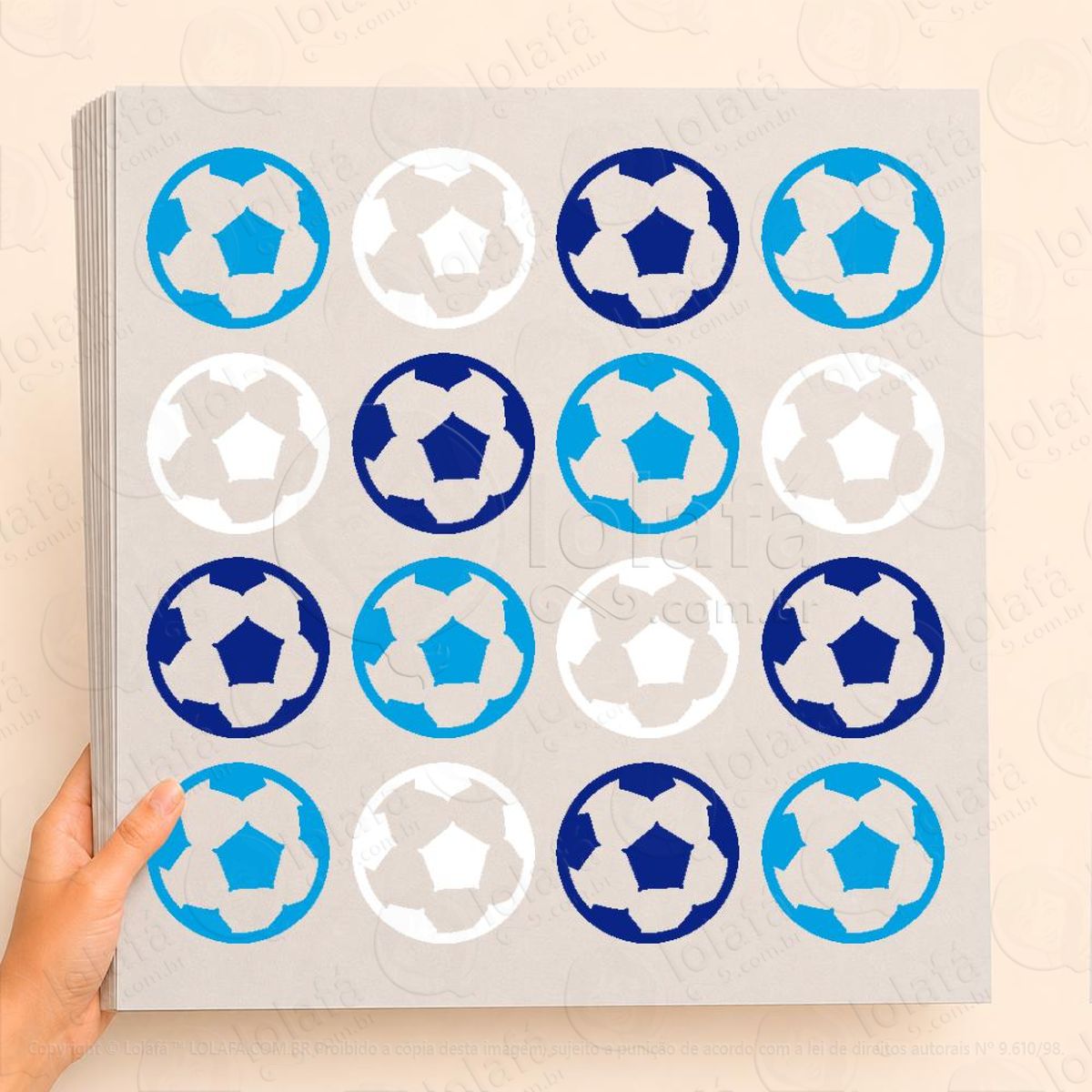 cartela de bolas adesivos para vitrine dia dos pais mod:12
