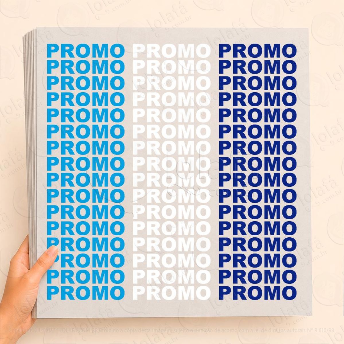 cartela de promo adesivos para vitrine dia dos pais mod:31
