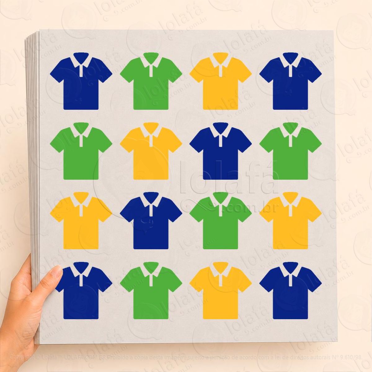 cartela de camisas sociais adesivos para vitrine festa junina mod:13