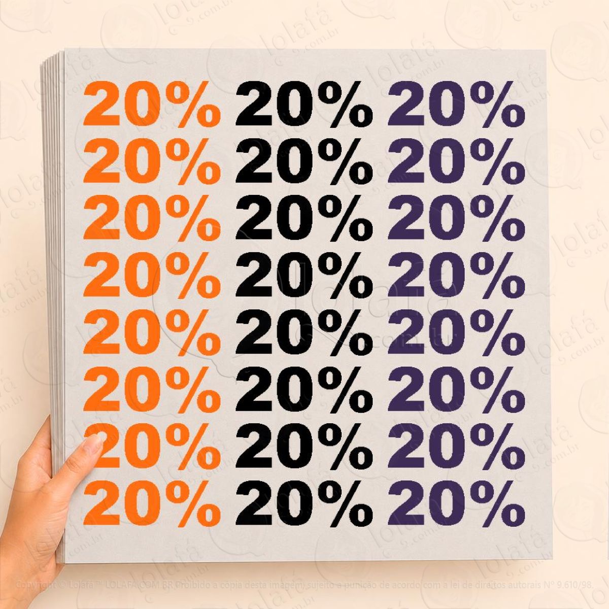 cartela de 20% adesivos para vitrine halloween mod:2