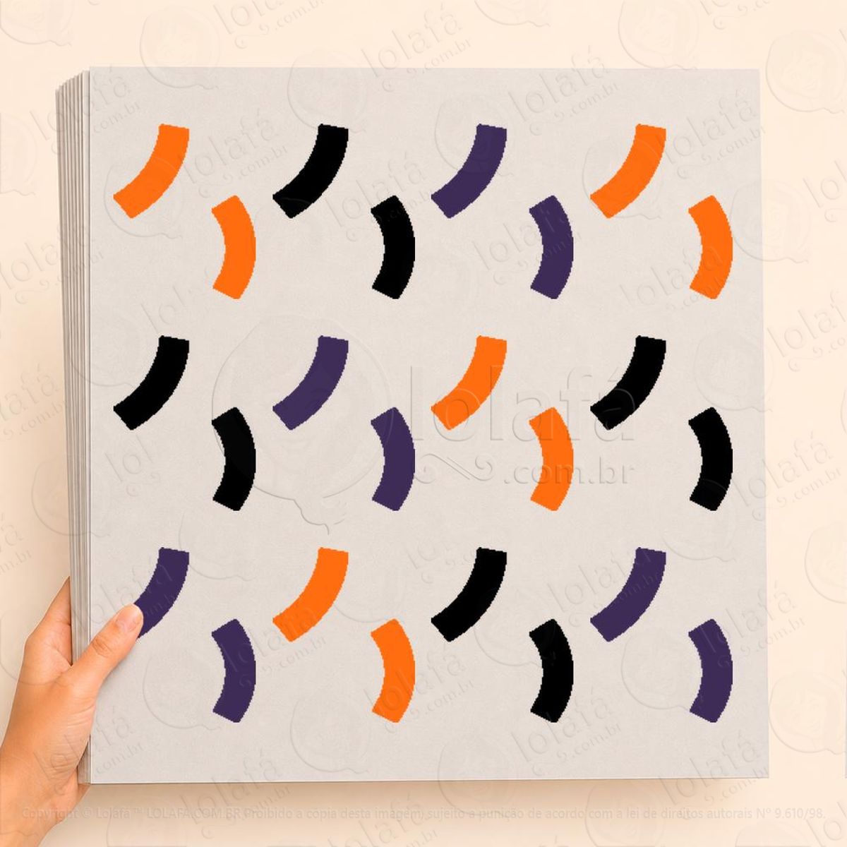 cartela de confetes (5) adesivos para vitrine halloween mod:20