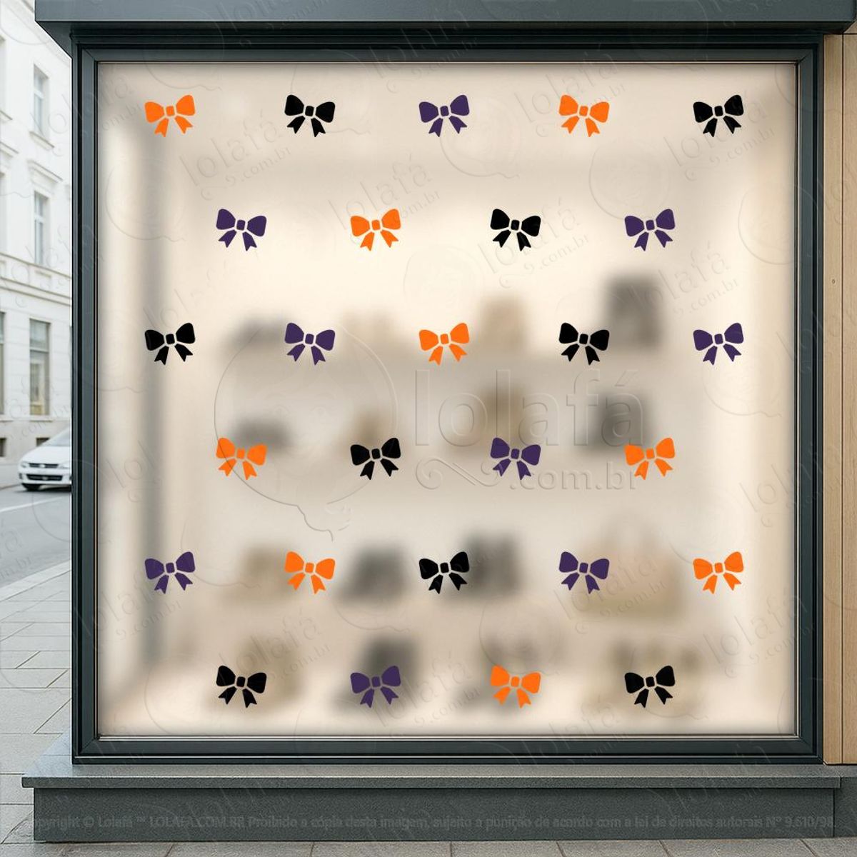 adesivo e cartela adesivos para vitrine halloween 000029 2