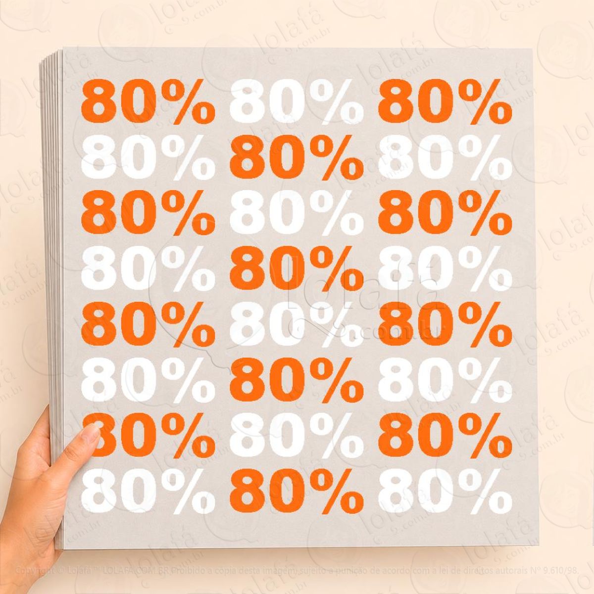 cartela de 80% adesivos para vitrine outono inverno mod:8