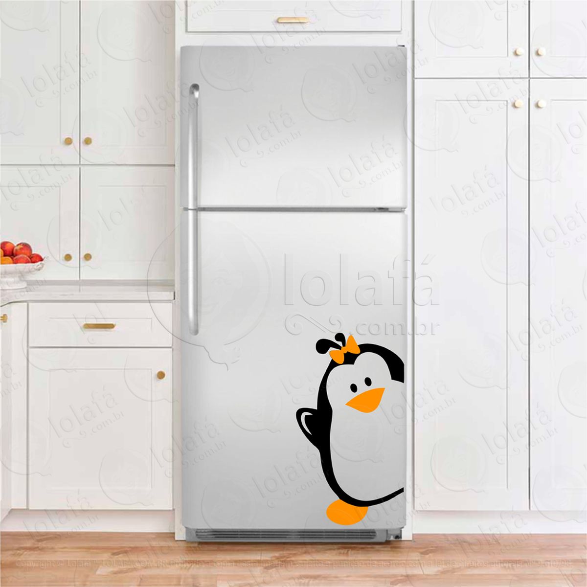 pinguim adesivos para geladeira mod:3