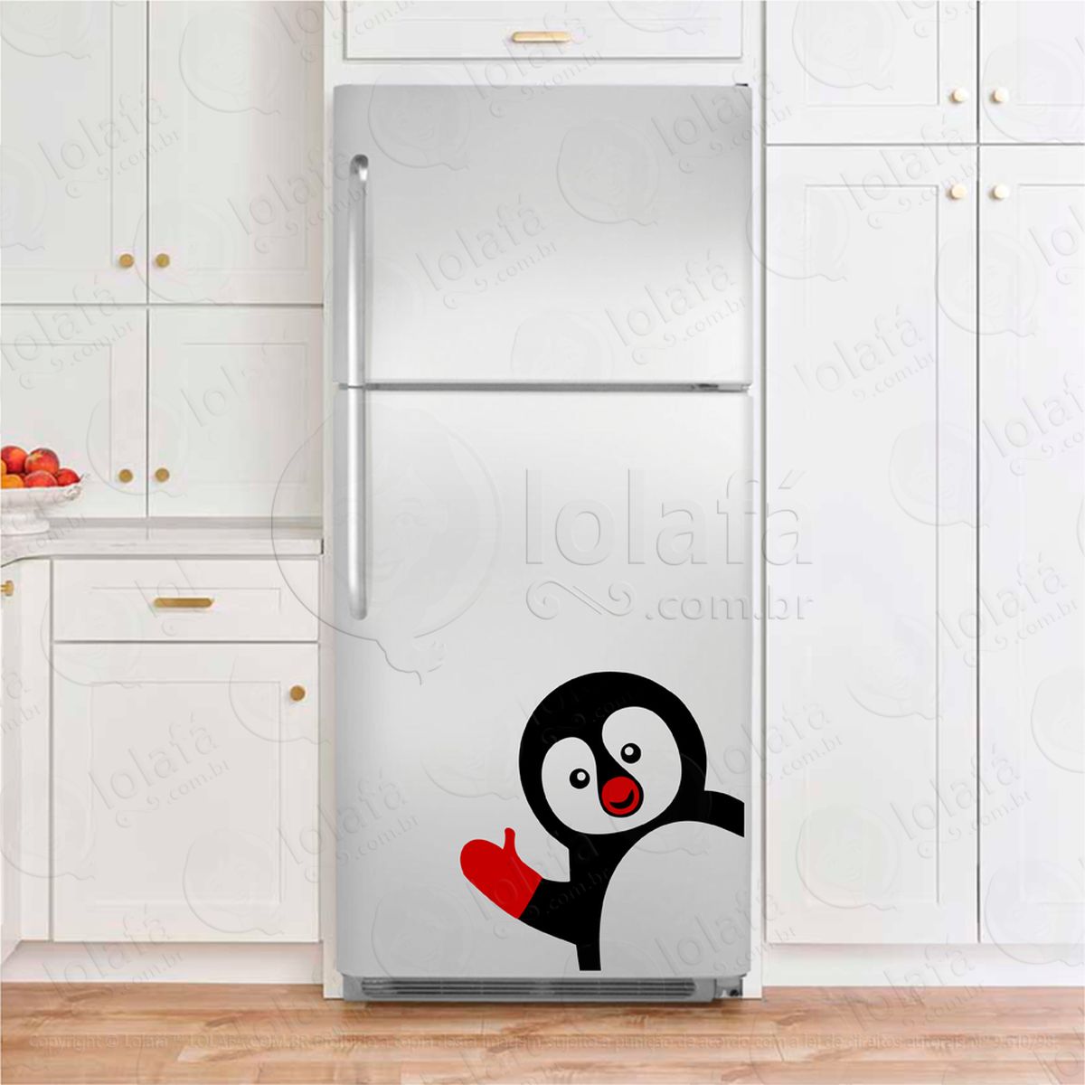 pinguim adesivos para geladeira mod:13