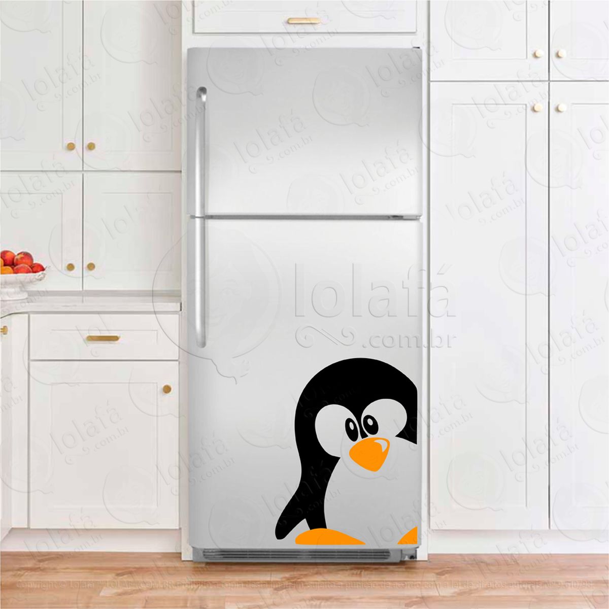 pinguim adesivos para geladeira mod:15