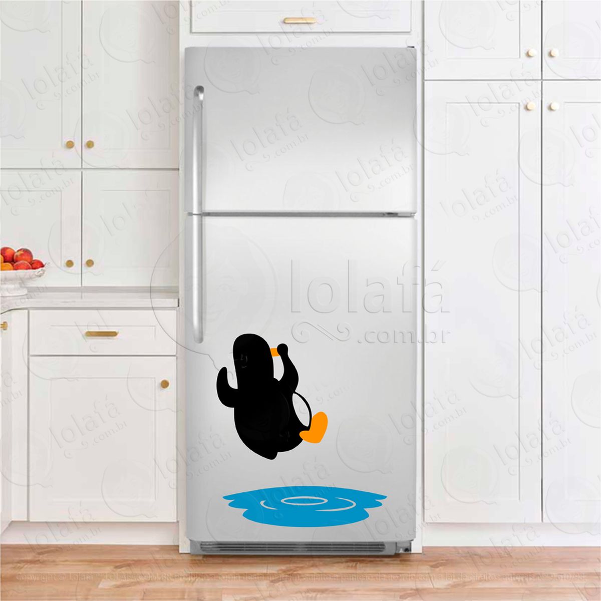 pinguim adesivos para geladeira mod:44