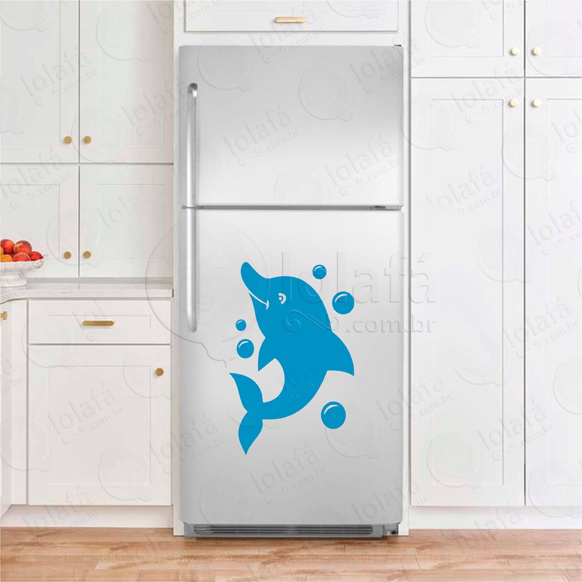 golfinho adesivos para geladeira mod:49