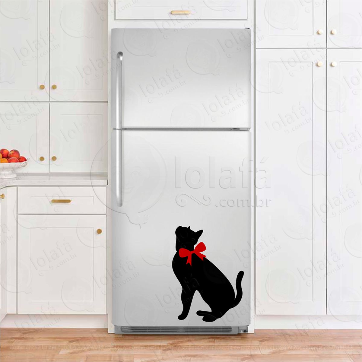 gato adesivo para geladeiras mod:51